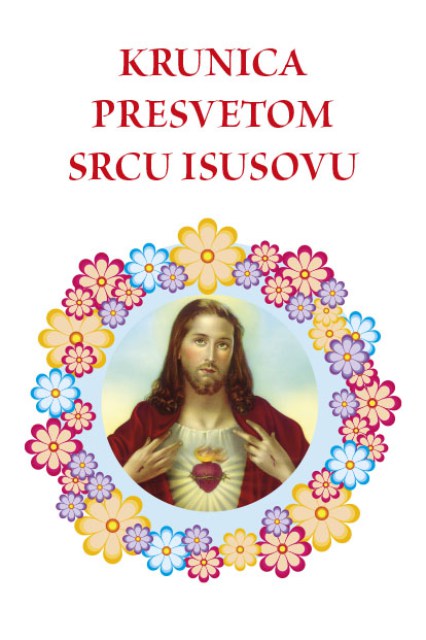 Molitvena kartica - Krunica Presvetom Srcu Isusovu